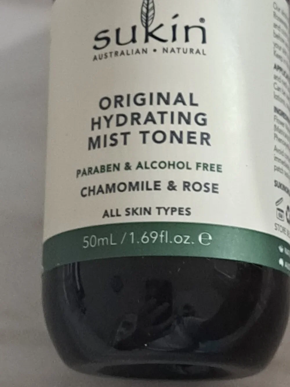 SUKIN Original Hydrating Mist Toner